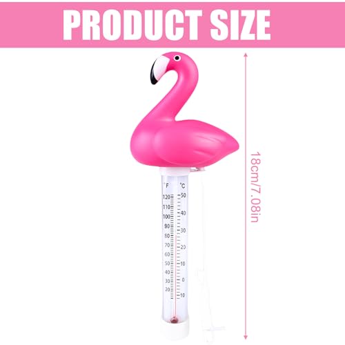 Thermomètre de piscine flottant incassable pour piscine et spa - Idéal pour aquarium, étang à poissons et piscine pour b