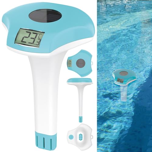 Thermomètre solaire de piscine PT-160 avec écran LCD [Infactory]