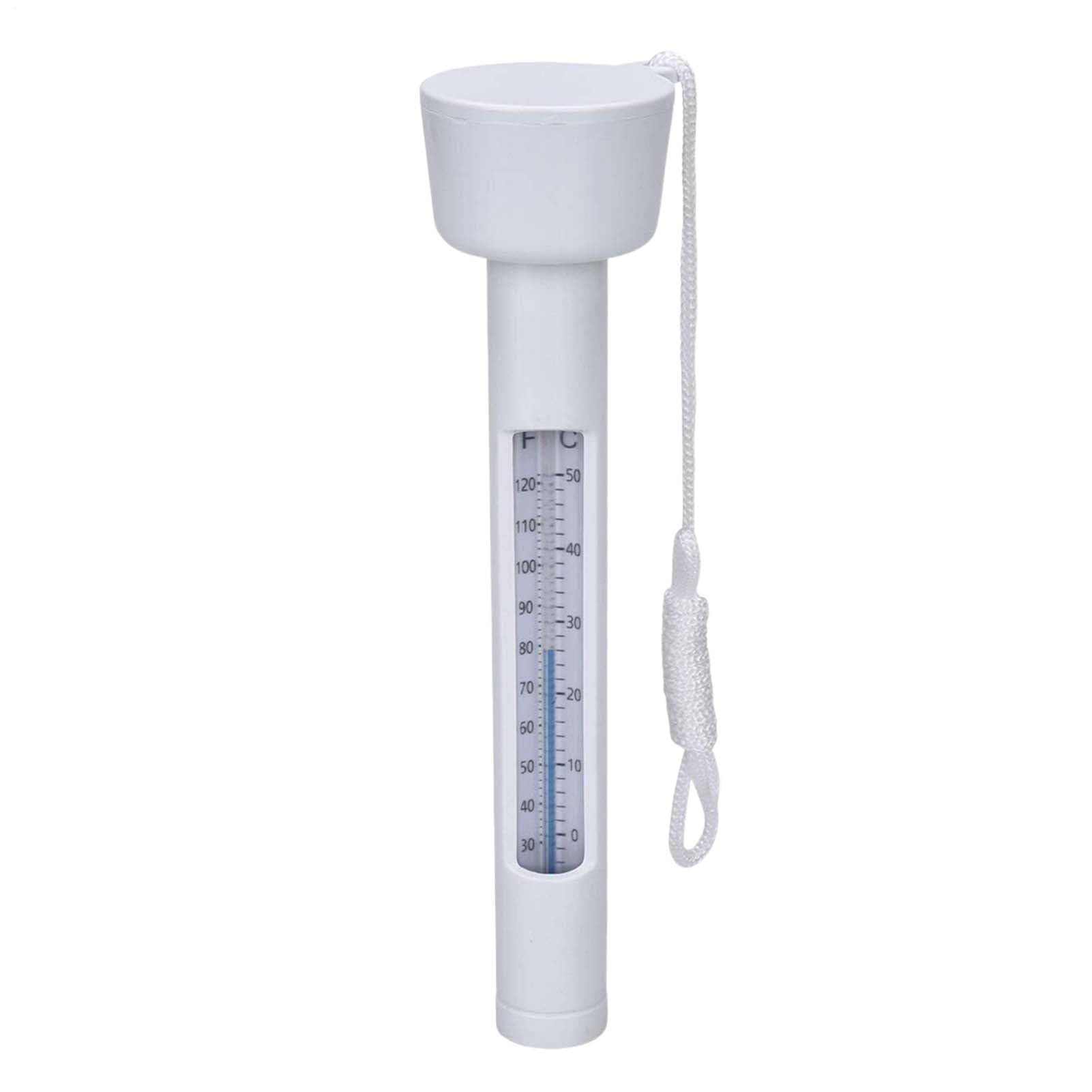 Thermomètre pour Piscine Flottant 0-50°C | Indicateur de Température pour Piscine, Étang, Spa et Aquarium