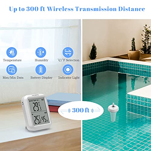 Thermomètre Piscine Flottant Inkbird LCD Global Recycled Standard