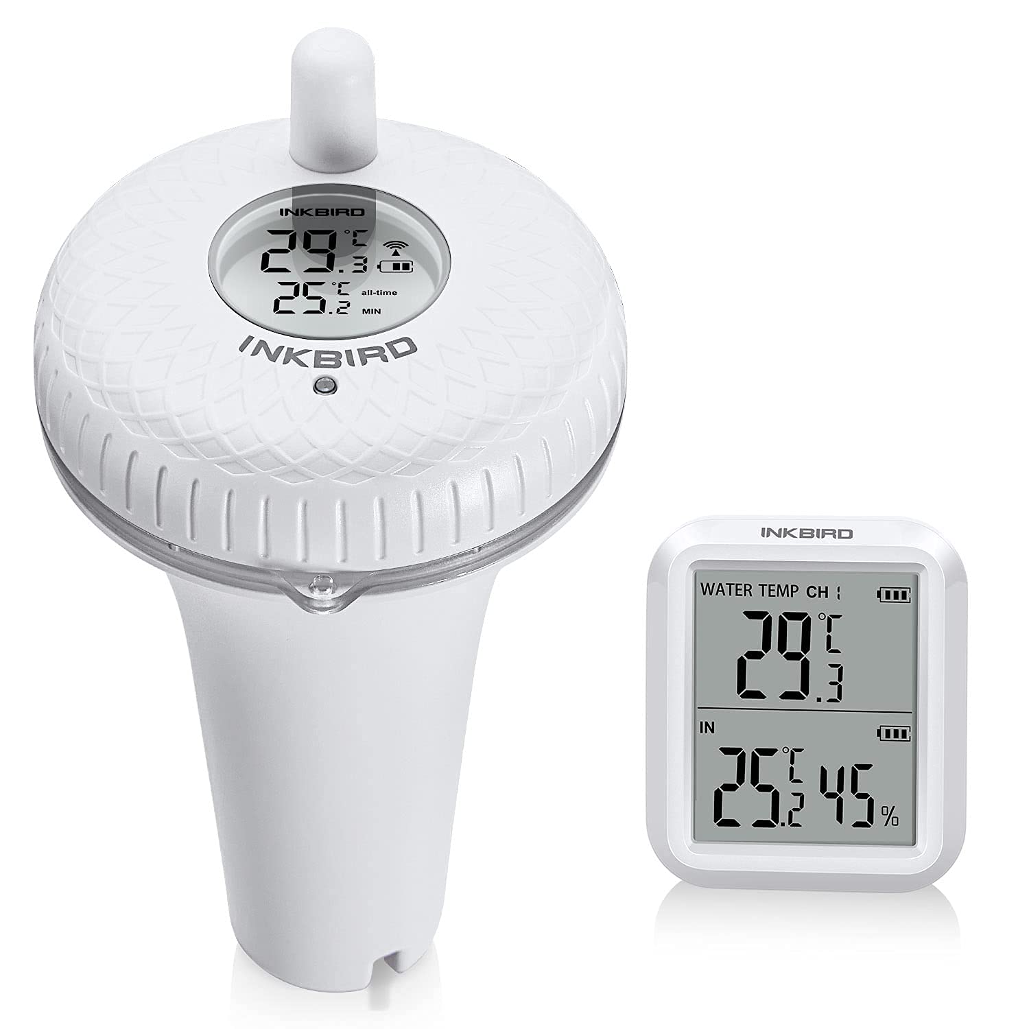 Thermomètre Piscine Flottant Inkbird LCD Global Recycled Standard