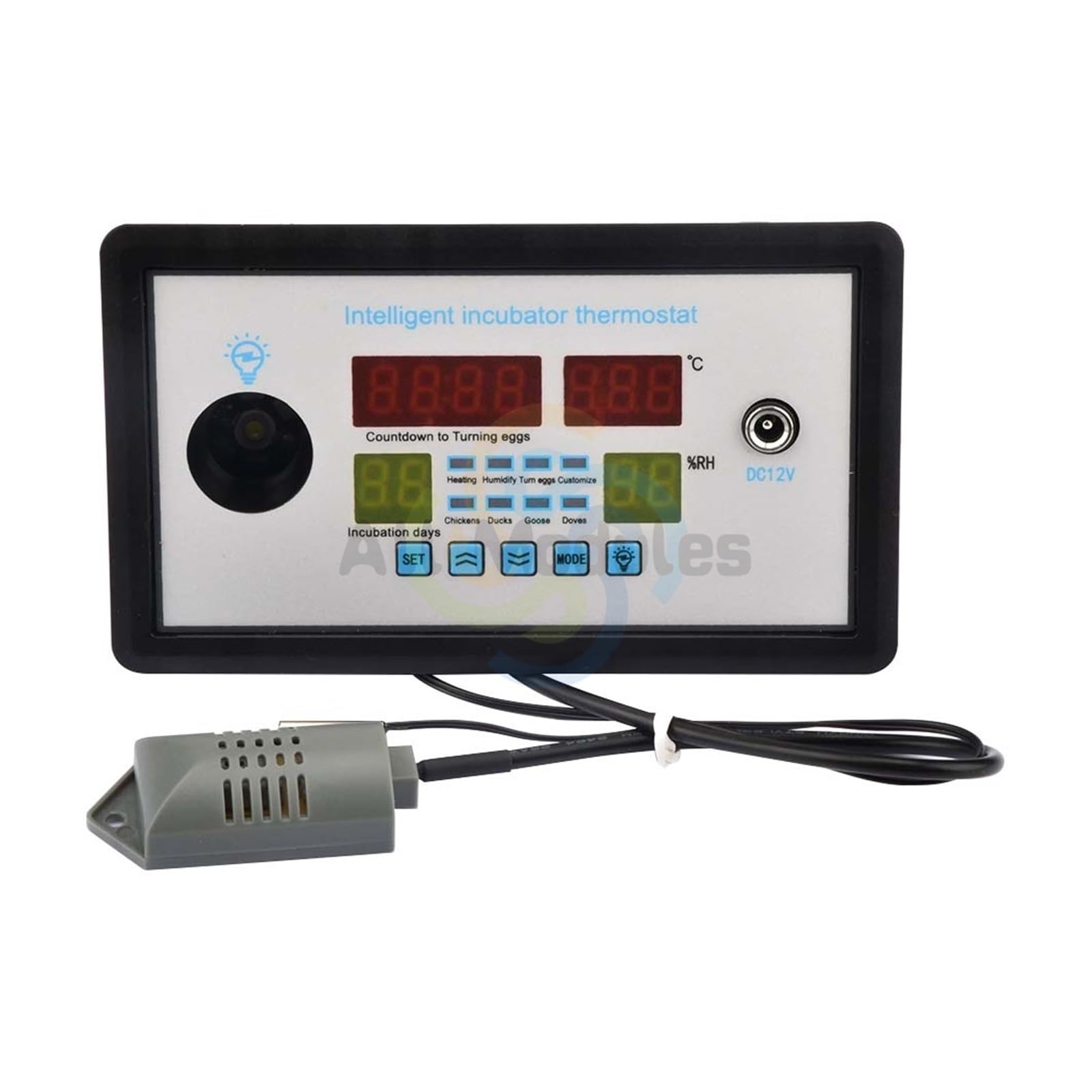 Thermostat intelligent W9002/W9005 - Contrôle de la température et de l'humidité - Incubateur automatique - Retournement